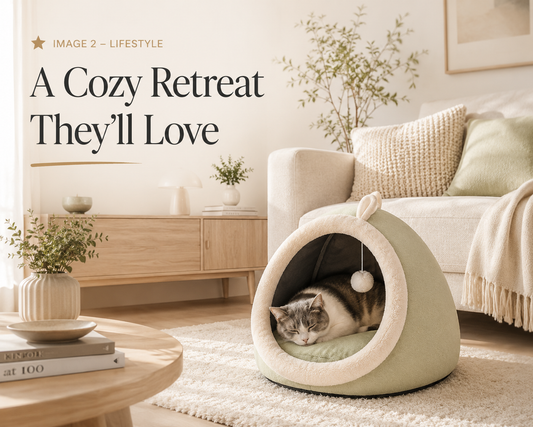 Premium Cozy Cat Hideaway